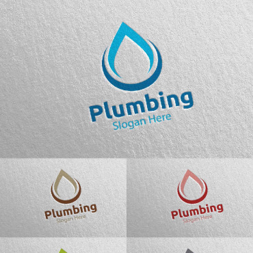 Plumbing Plumber Logo Templates 112543