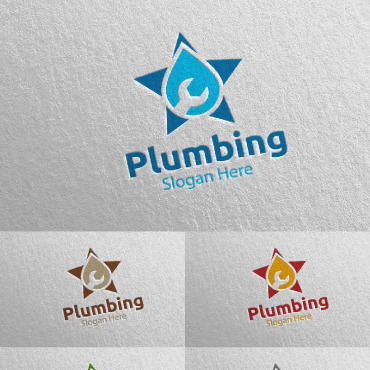 Plumbing Plumber Logo Templates 112548