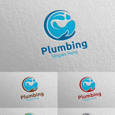 Plumbing Plumber Logo Templates 112553