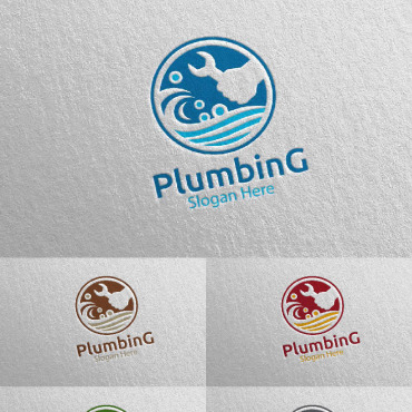 Plumbing Plumber Logo Templates 112687