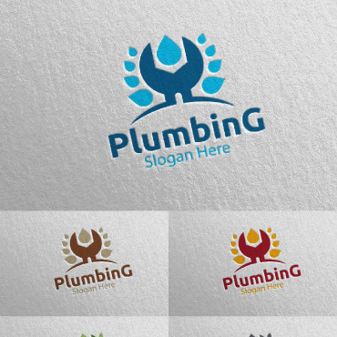 Plumbing Plumber Logo Templates 112688