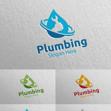 Plumbing Plumber Logo Templates 112689