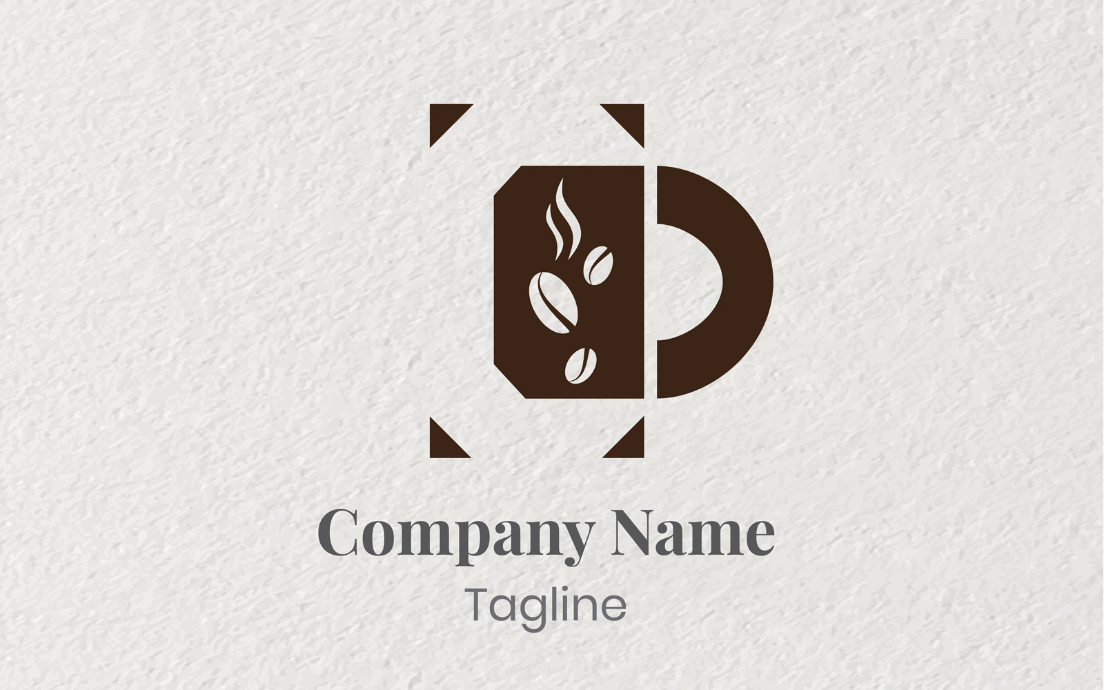Letter C coffee Logo Template
