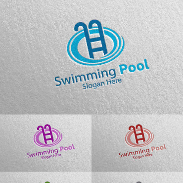 Aqua Clean Logo Templates 112804