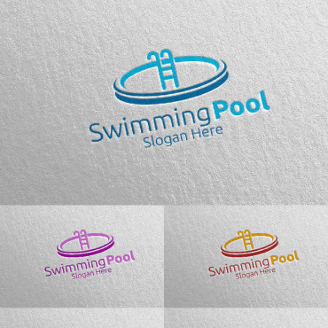 Aqua Clean Logo Templates 112807