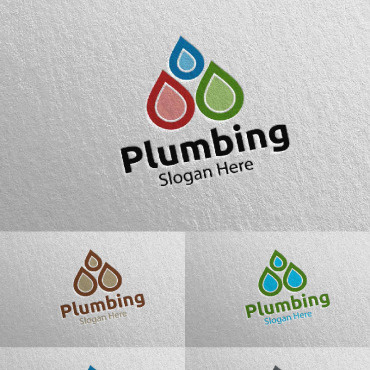 Plumbing Plumber Logo Templates 112828