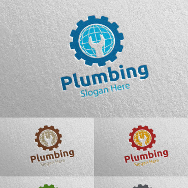 Plumbing Plumber Logo Templates 112829