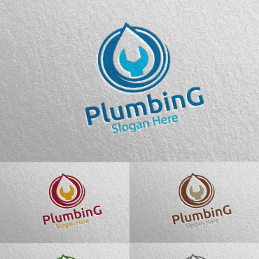 Plumbing Plumber Logo Templates 112835