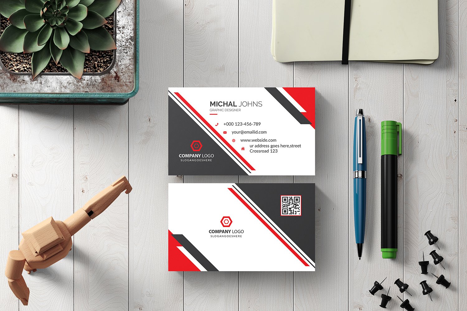 Business Cards - Corporate Identity Template