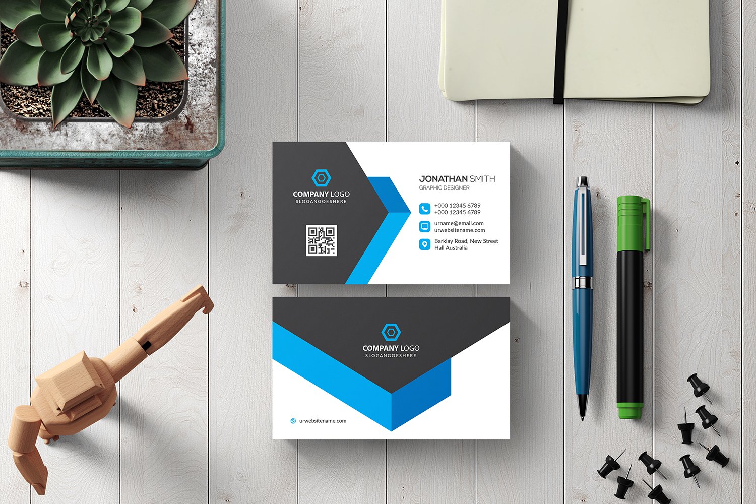 Business Cards - Corporate Identity Template