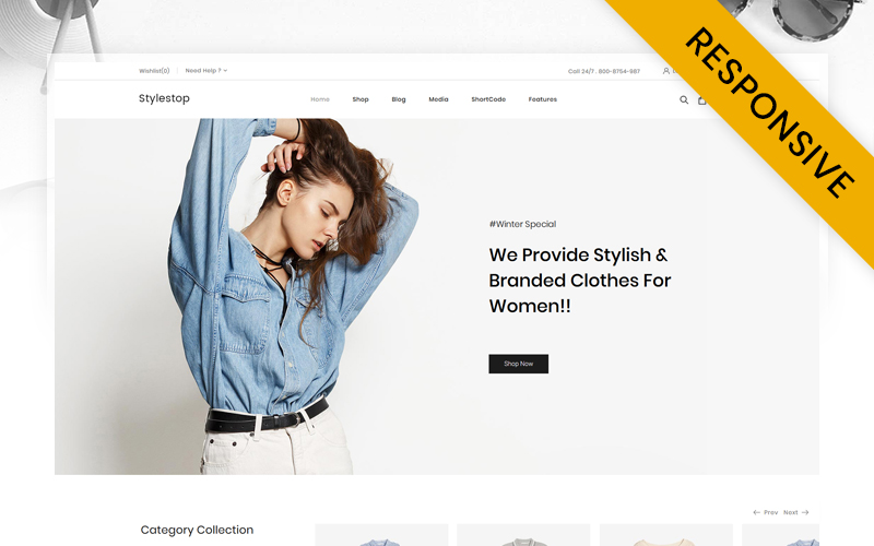 Stylestop - Minimal Fashion Store WooCommerce Responsive Theme