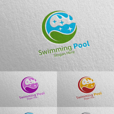 Aqua Clean Logo Templates 112897