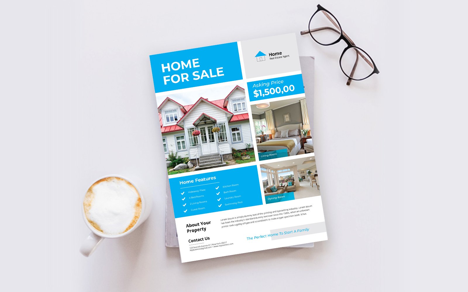 Real Estate Flyer - Corporate Identity Template