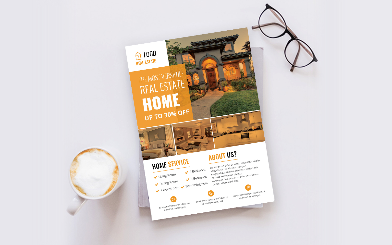 Real Estate Flyer - Corporate Identity Template