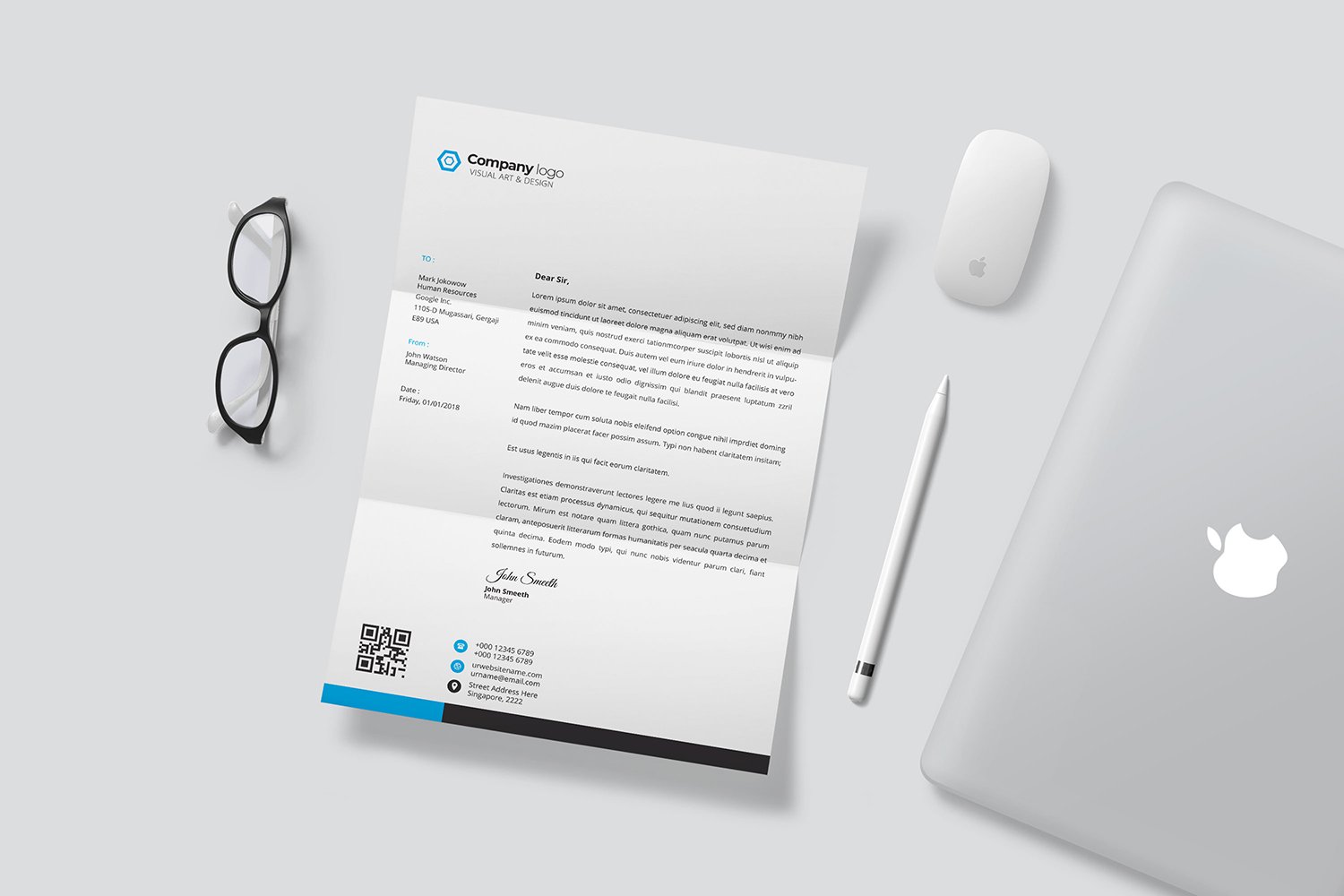 Letterhead - Corporate Identity Template