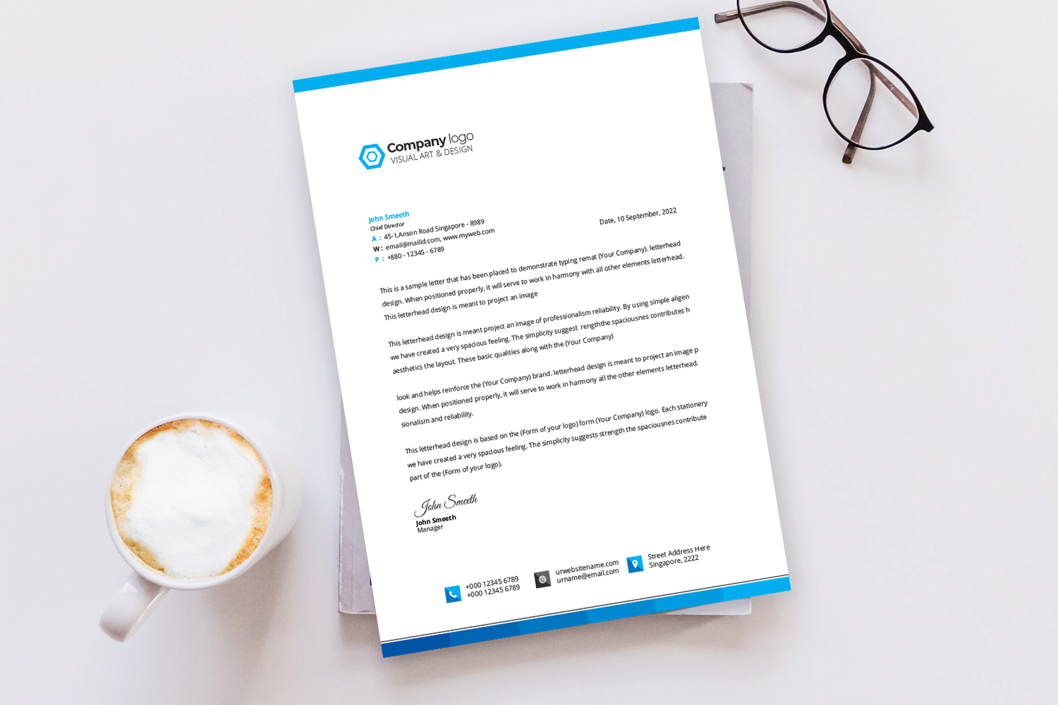 Letterhead - Corporate Identity Template