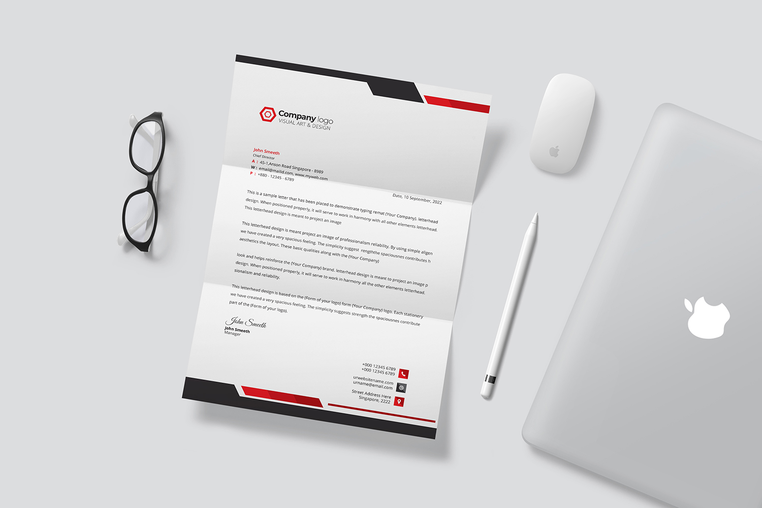 Letterhead - Corporate Identity Template