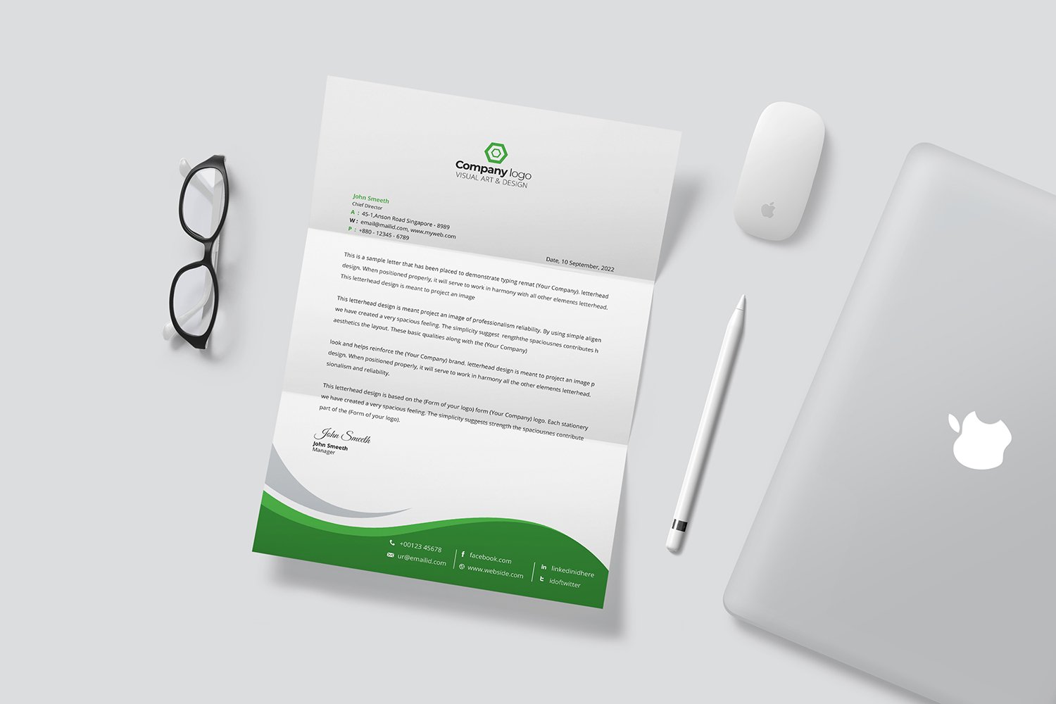 Letterhead - Corporate Identity Template