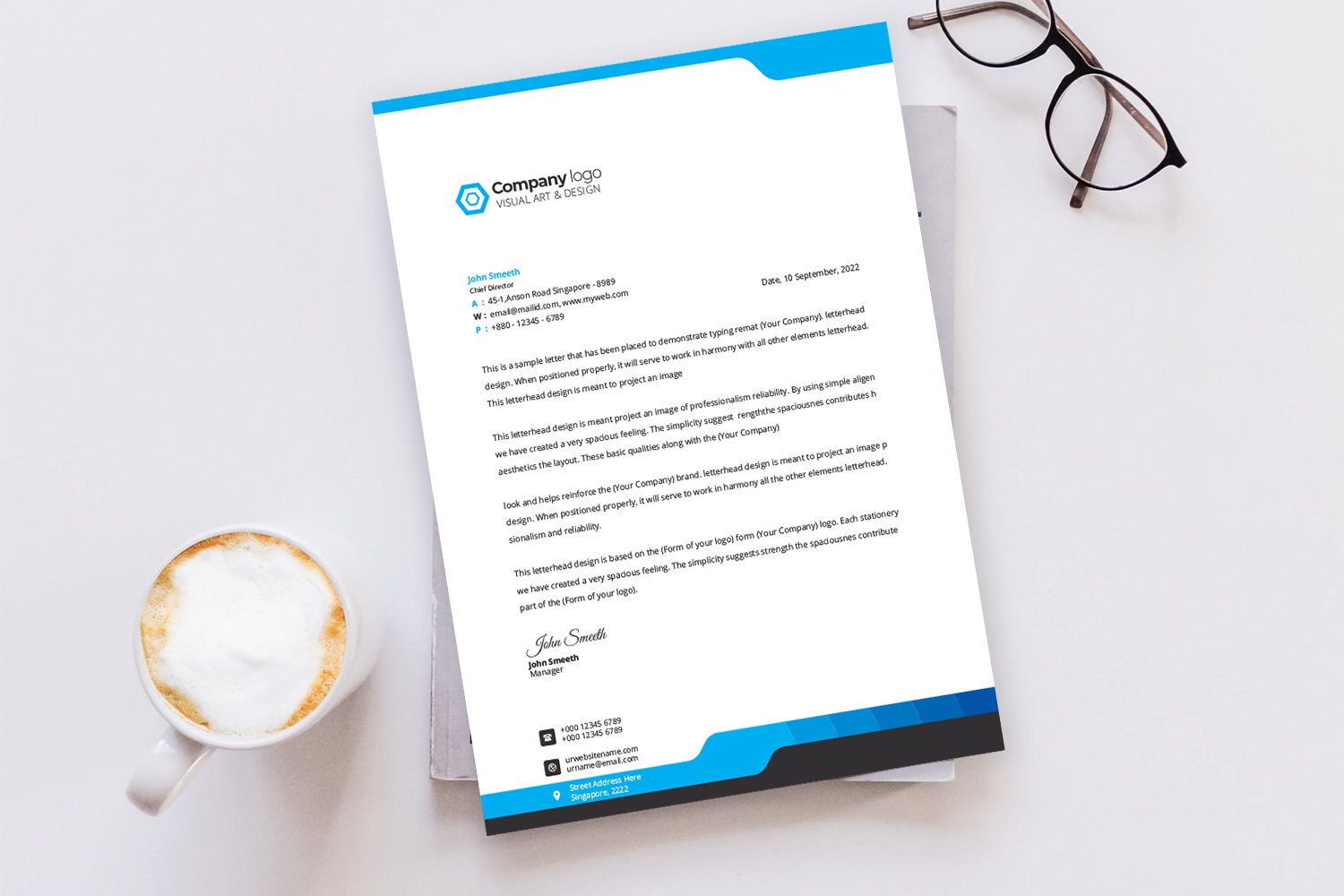 Letterhead - Corporate Identity Template