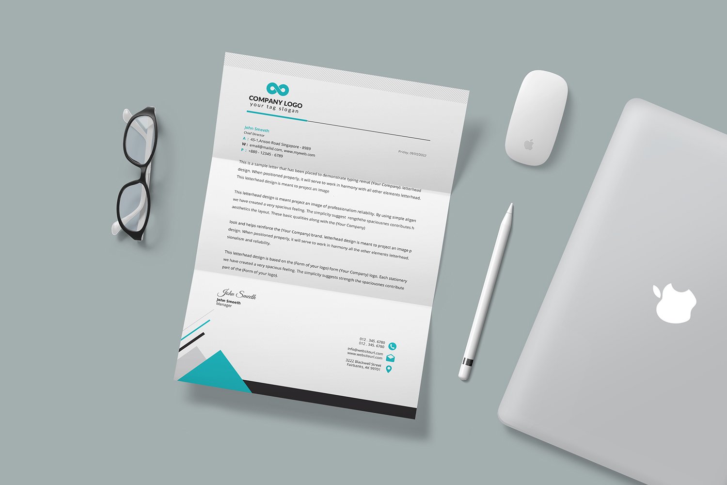 Letterhead - Corporate Identity Template