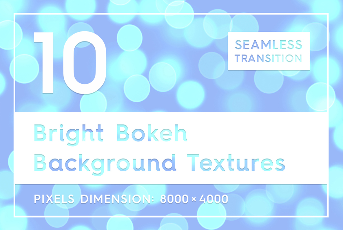 10 Bright Bokeh Textures Background
