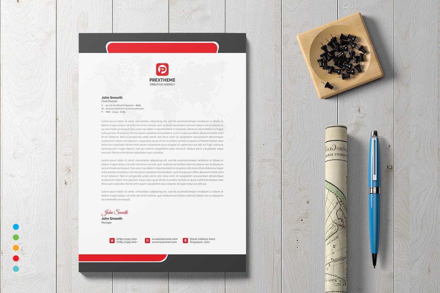 Letterhead - Corporate Identity Template