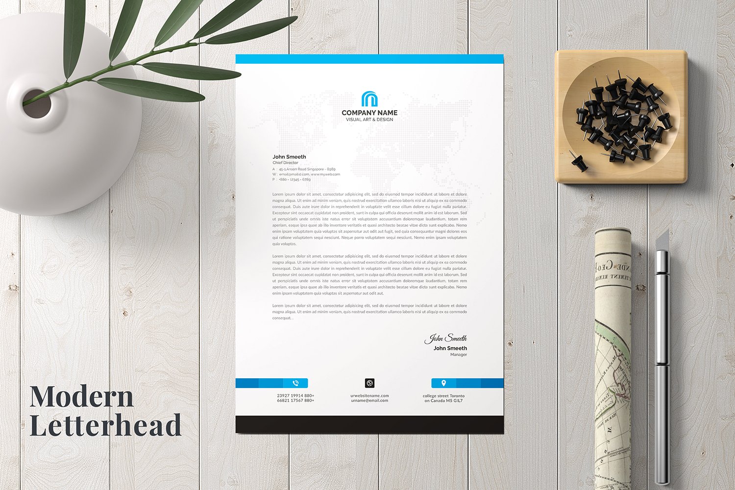 Letterhead - Corporate Identity Template