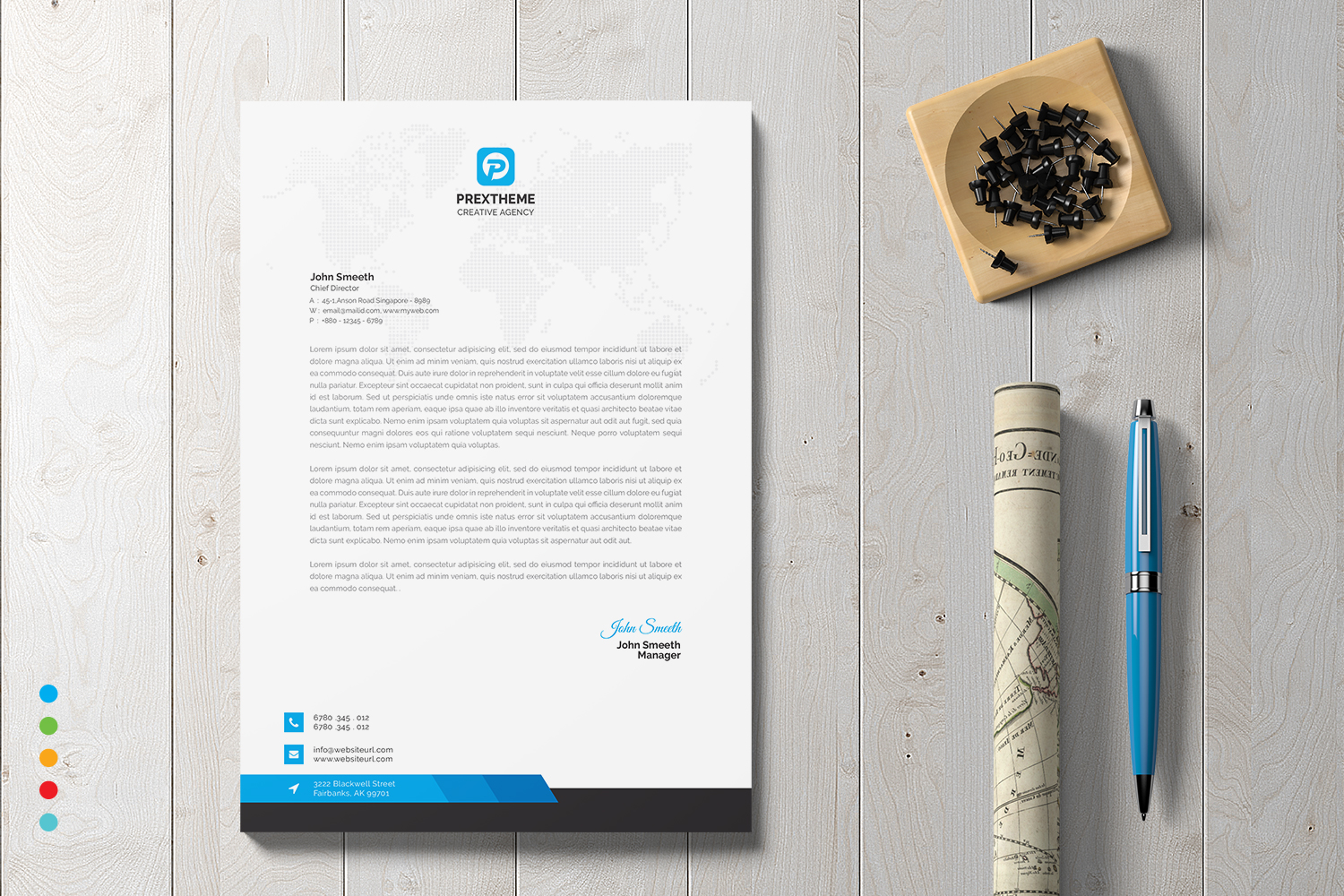 Letterhead - Corporate Identity Template