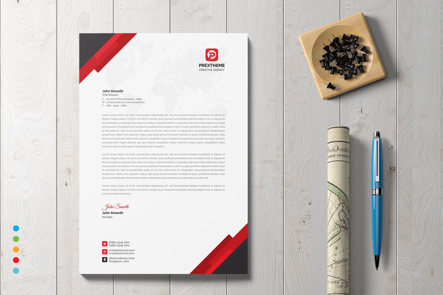 Letterhead - Corporate Identity Template