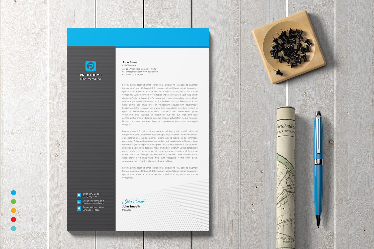 Letterhead - Corporate Identity Template