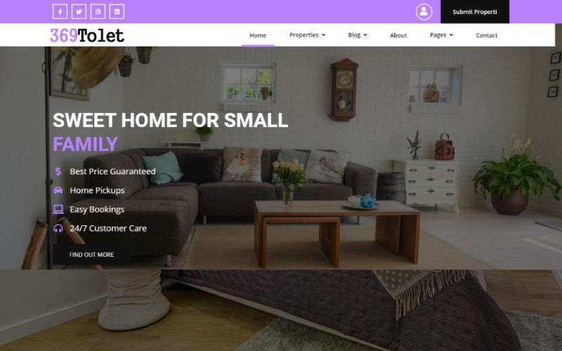 369Tolet - Real Estate Listing Website Template