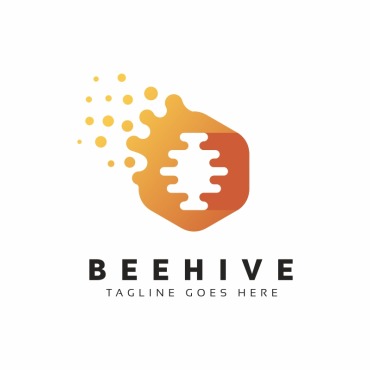 Logobeehive Logobusinesschatclevercreativedesigndeveloperdevelopmentelegantflyhexagon Logo Templates 113723