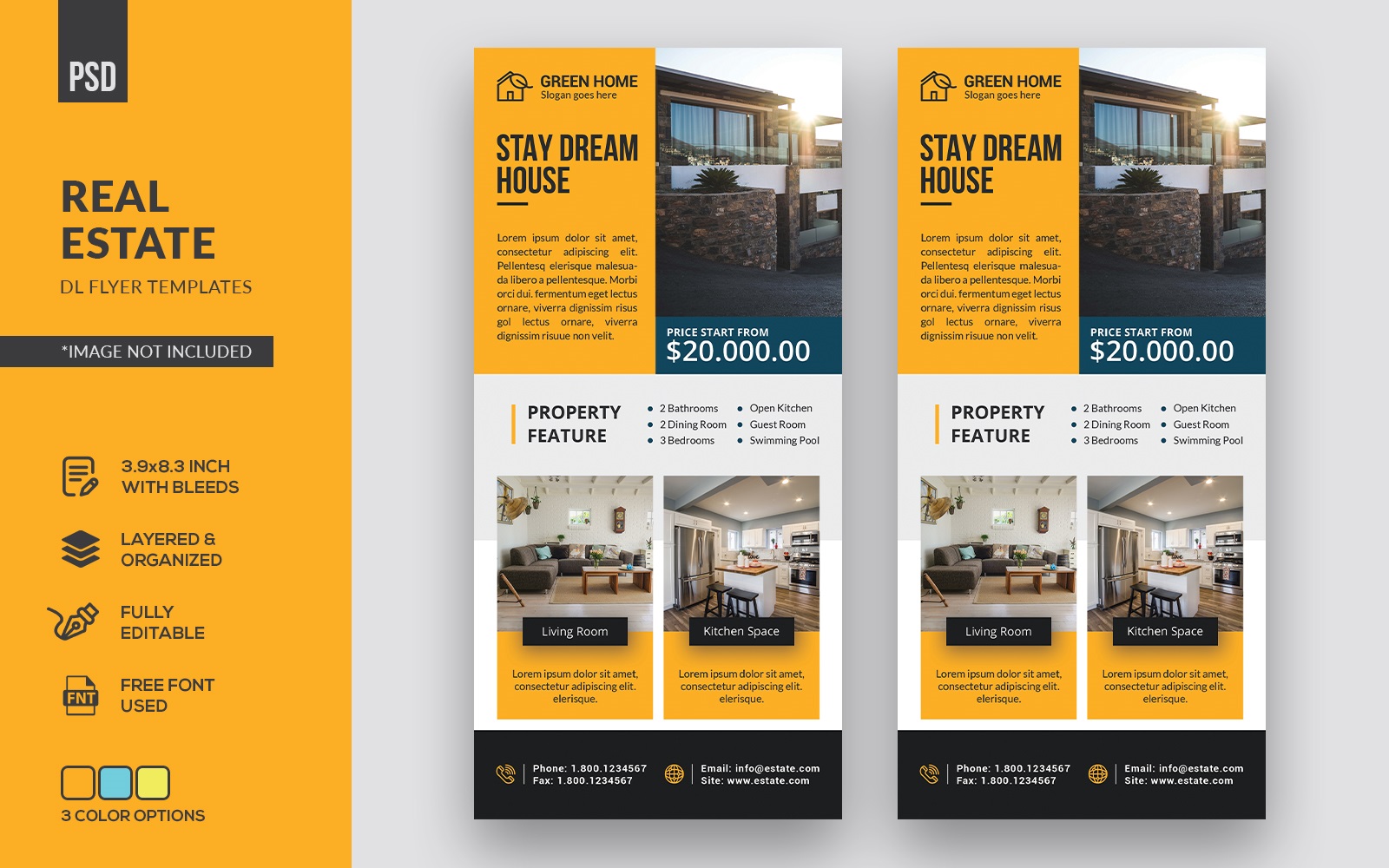 Real Estate DL Flyer - Corporate Identity Template