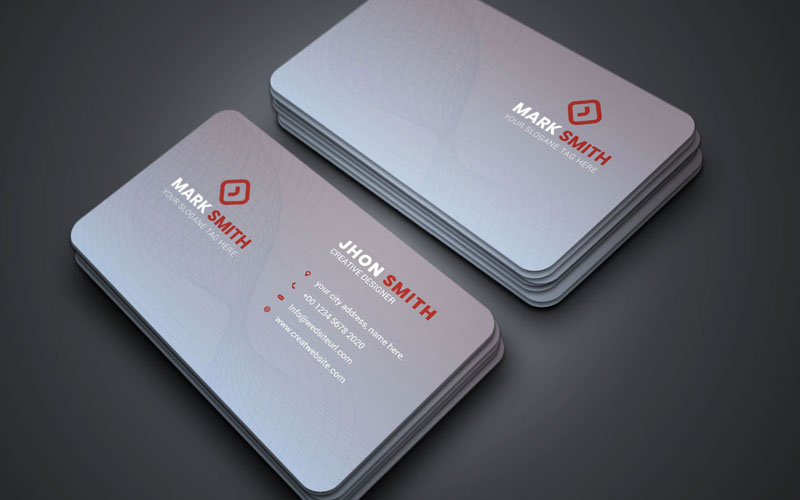 Jhon Smith - Business Card - Corporate Identity Template