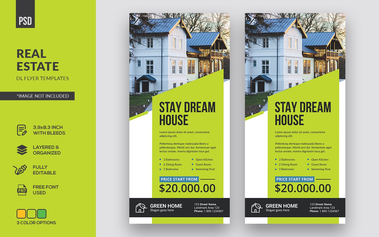 Real Estate DL Flyers - Corporate Identity Template