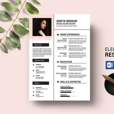 Template Cv Resume Templates 113851