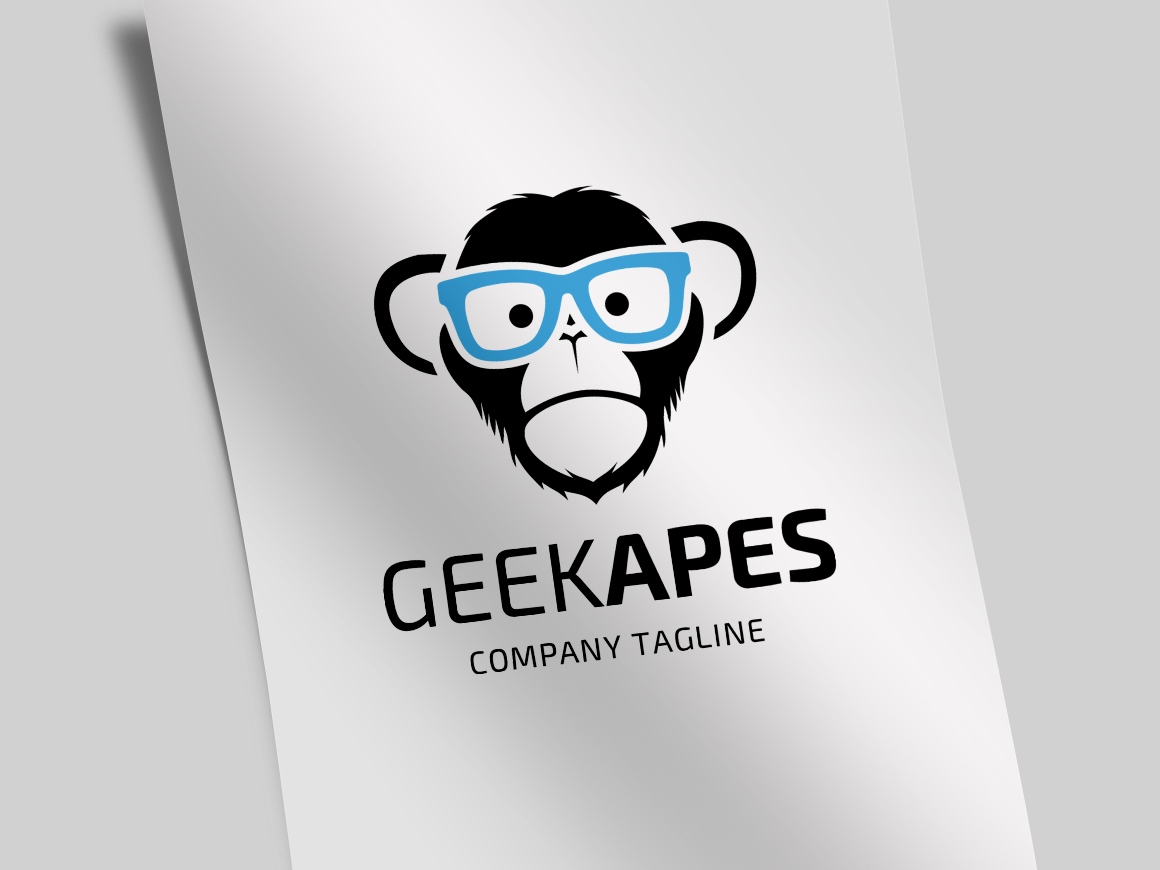 Geek Apes Logo Template
