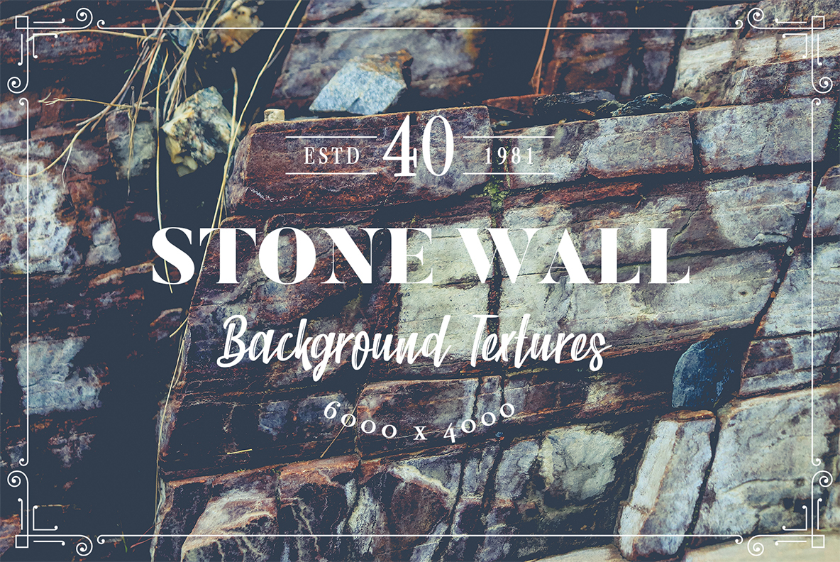 40 Stone Wall Textures Background
