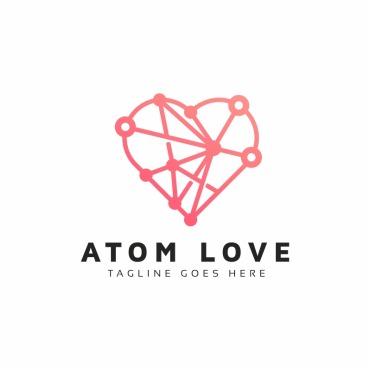 Logoatomic Logoatomsbrandbrandingchemestrycorporatecreativednaeducationhealthhealthyheartlablaboratorylogo Logo Templates 114043