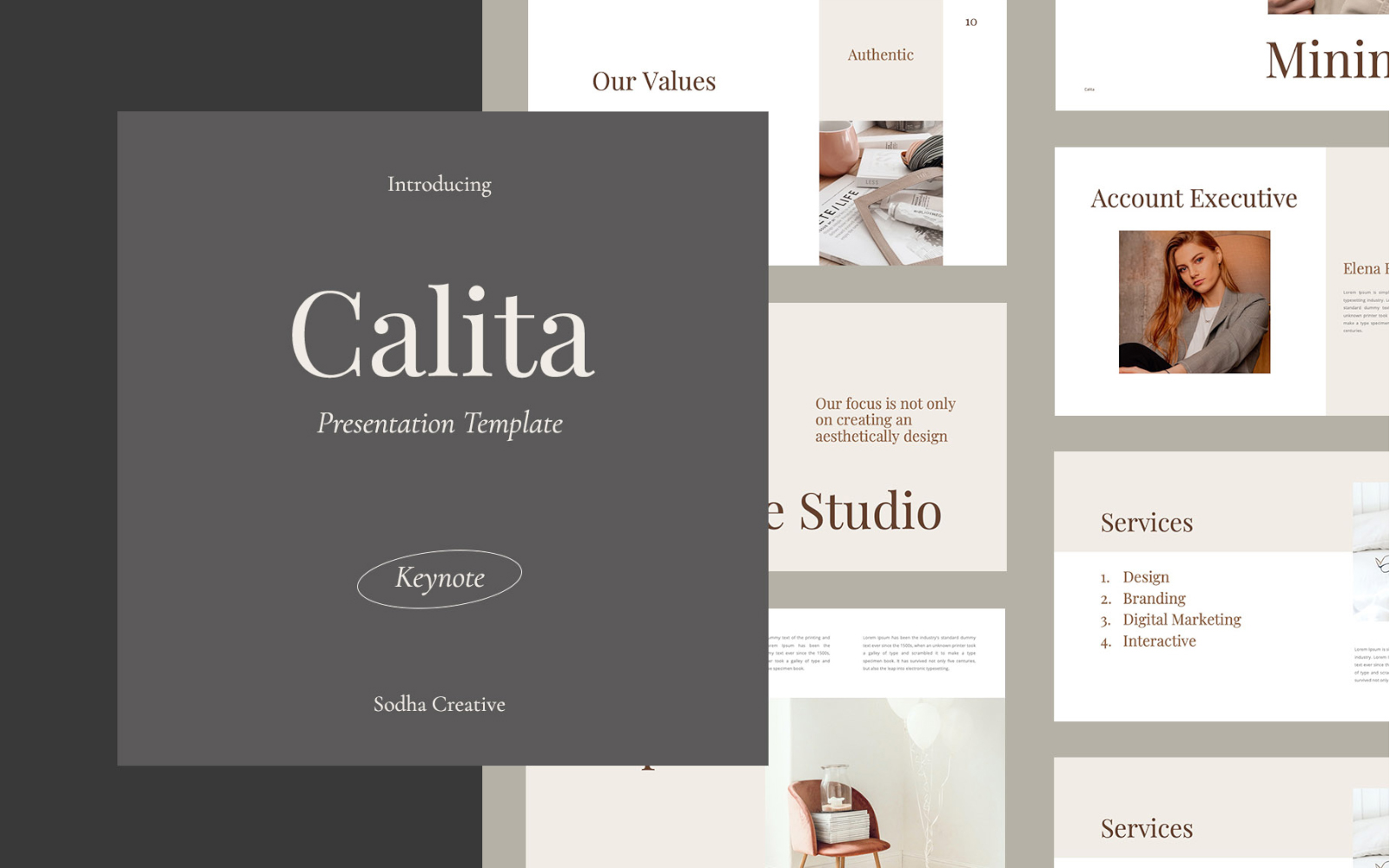 Calita - Keynote template