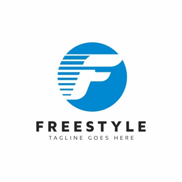 Letterf Logoflowindustrylettermarketingmediamodernmultimediarainbowsoftwarespectrum Logo Templates 114247