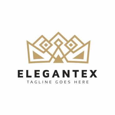 Logoelegantemblemfashionfashion Logogoldenhoteljewellerykingluxurious Logo Templates 114252