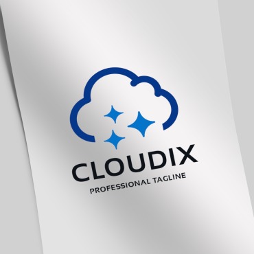 Blue Cloud Logo Templates 114254