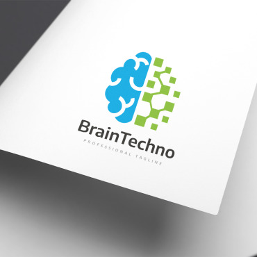 Brain Brainstorm Logo Templates 114304