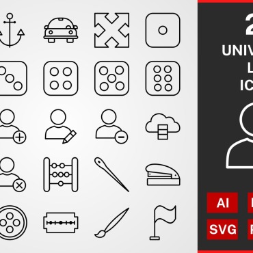 Icons Linear Icon Sets 114505