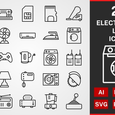 Icons Linear Icon Sets 114513