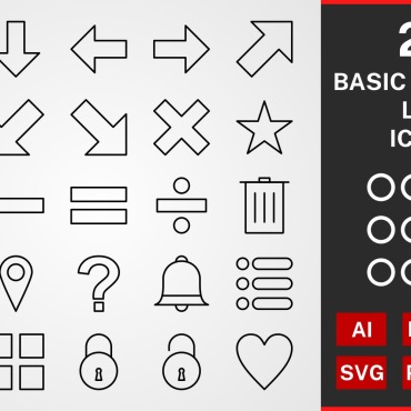 Icons Linear Icon Sets 114518