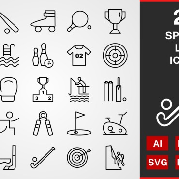Icons Linear Icon Sets 114525