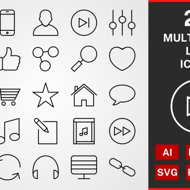 Icons Linear Icon Sets 114534