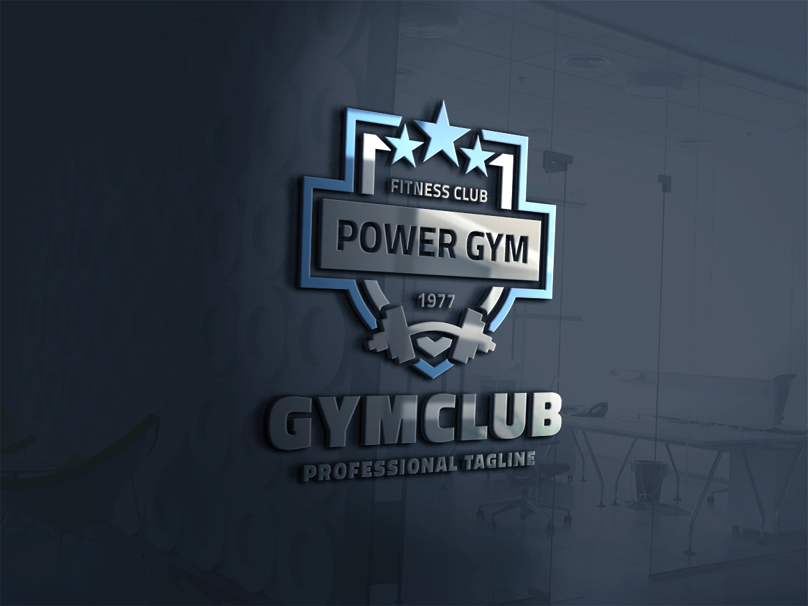 Gym Club Logo Template
